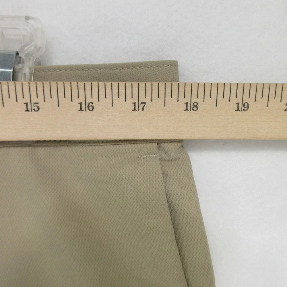 Banana Republic Men's Pants 34x34 Golf Khaki Tan Polyester Performance Stretch